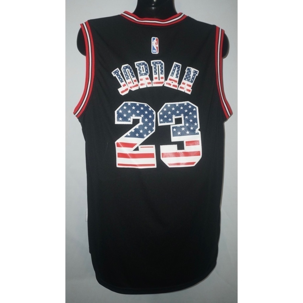 Michael Jordan Chicago Bulls Special Edition 4th of July Jersey XXL - Picture 4 of 7